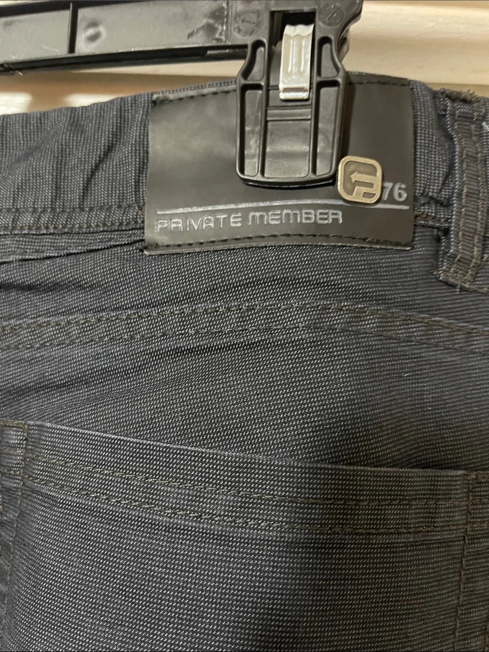Men's Straight  pants  in Dark Navy - private member 31/30